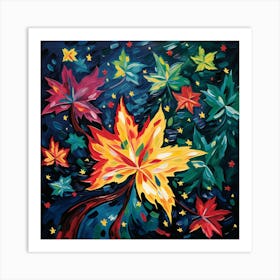 Autumn Leaves Art Print