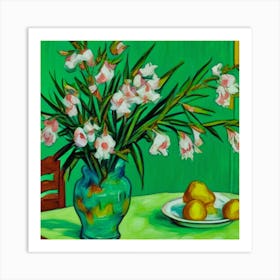 Oleanders, Vincent Van Gogh Dining Room Art Print