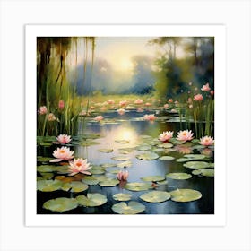 Water Lilies 6 Art Print