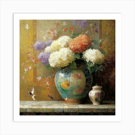 Hydrangeas Art 3 Art Print