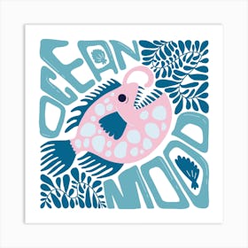 Groovy Ocean Mood Art Print