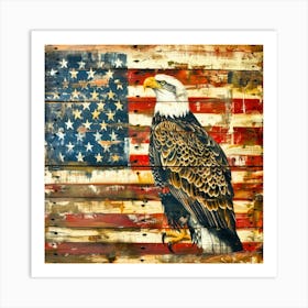 USA Symbol - American Eagle Art Print