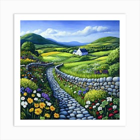 Rolling Hills Of Ireland 24 Art Print