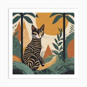 Tiger In The Jungle Art Print