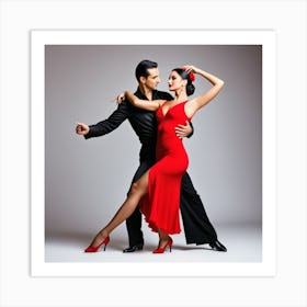 Bailarines Art Print