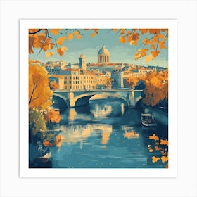 Autumn In Paris Art Art Print