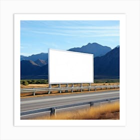 Blank Billboard 8 Art Print