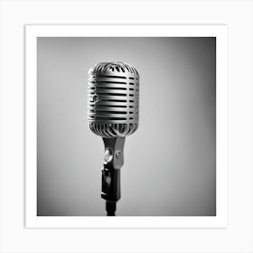 Vintage Microphone 1 Art Print