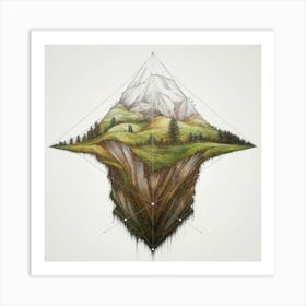 Landscape By Jonathan Wilson Art Print