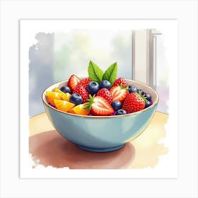 Fruit Bowl Art Print