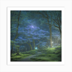 Mystical Forest 2 Art Print