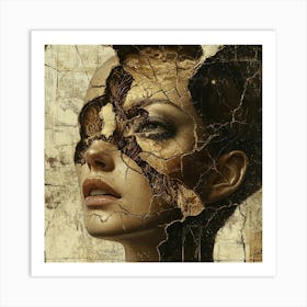 Woman'S Face 27 Art Print