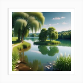 Landscape - Landscape Stock Videos & Royalty-Free Footage 27 Art Print