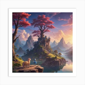 Fairytale Castle 2 Art Print