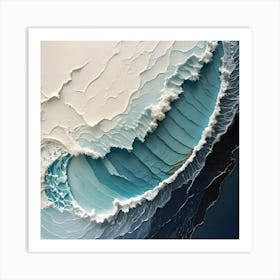 Abstract Of A Wave 6 Art Print