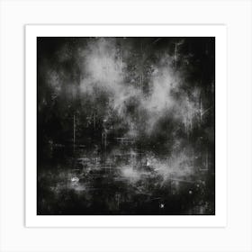 Abstract Grunge Art Print