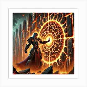 Chancellor Nerys Volkaris Elemental Barrier Art Print