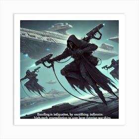 Void Reapers Grappling Gear Infiltration Art Print