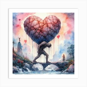 Heart Of Stone Art Print