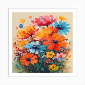 Flowers In A Vase Art Print