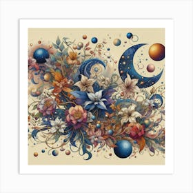 Flowering Moon Art Print