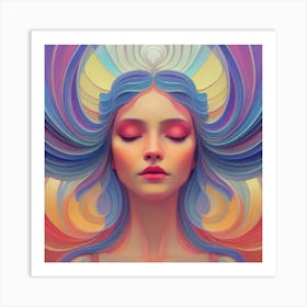 Psychedelic Art 5 Art Print