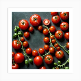 Tomato As A Frame (66) Art Print