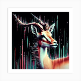 Creative Wild Animal Representation 76 Art Print