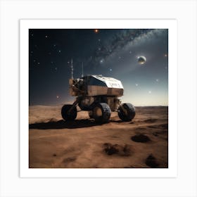 Rover On Mars Art Print