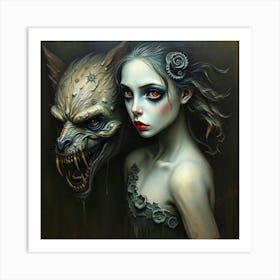 Demon Girl Art Print