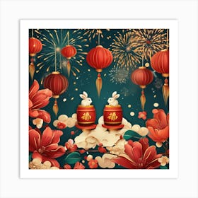 Chinese New Year 5 Art Print