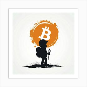 Bitcoin Explorer 1 Art Print