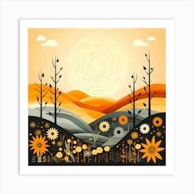 Sunflowers Art Print