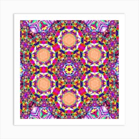 Abstract Psychedelic Pattern 1 Art Print