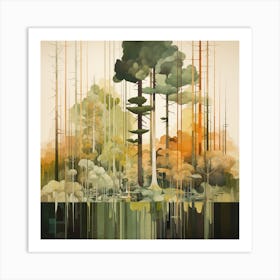 'The Forest' 4 Art Print