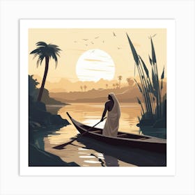 Egyptian Sunset 2 Art Print