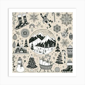 Christmas Collection Art Print