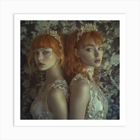 Two Brides Art Print