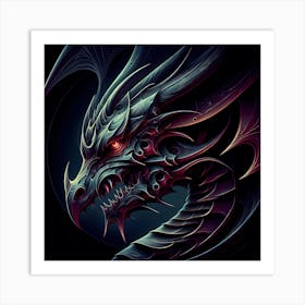 Dragon Head 1 Art Print