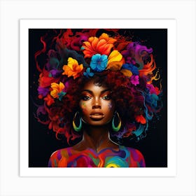 African American Woman 3 Art Print