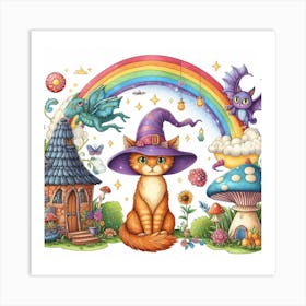 Witches And Wizards 1 Art Print