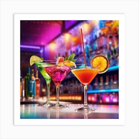 Cocktail Bar Stock Photos And Royalty Free Images Art Print