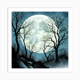 Full Moon 13 Art Print