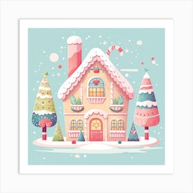 Christmas House 5 Art Print
