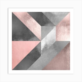 Marble And Pink 3 Art Print