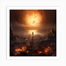 Alien Planet 1 Art Print