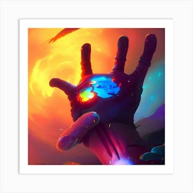 Hand Of The Gods Art Print