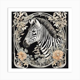 Zebra Art Print