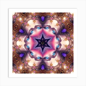 Shamanic Mandala Art Print