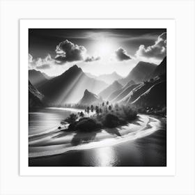 Black And White Photo Art Print